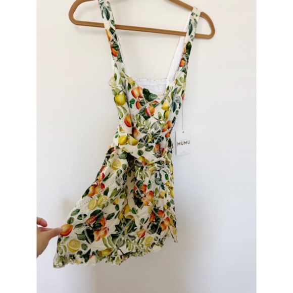 NEW Show Me Your Mumu Georgia Peach Mini Dress S NWT - Picture 6 of 7